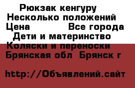 Рюкзак кенгуру 0 . Несколько положений › Цена ­ 1 000 - Все города Дети и материнство » Коляски и переноски   . Брянская обл.,Брянск г.